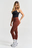 Rust Scrunch Seamless Tights