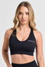 Black Ribbed Bra