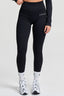 Black Ribbed Seamless Tights