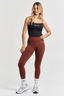 Rust Scrunch Seamless Tights