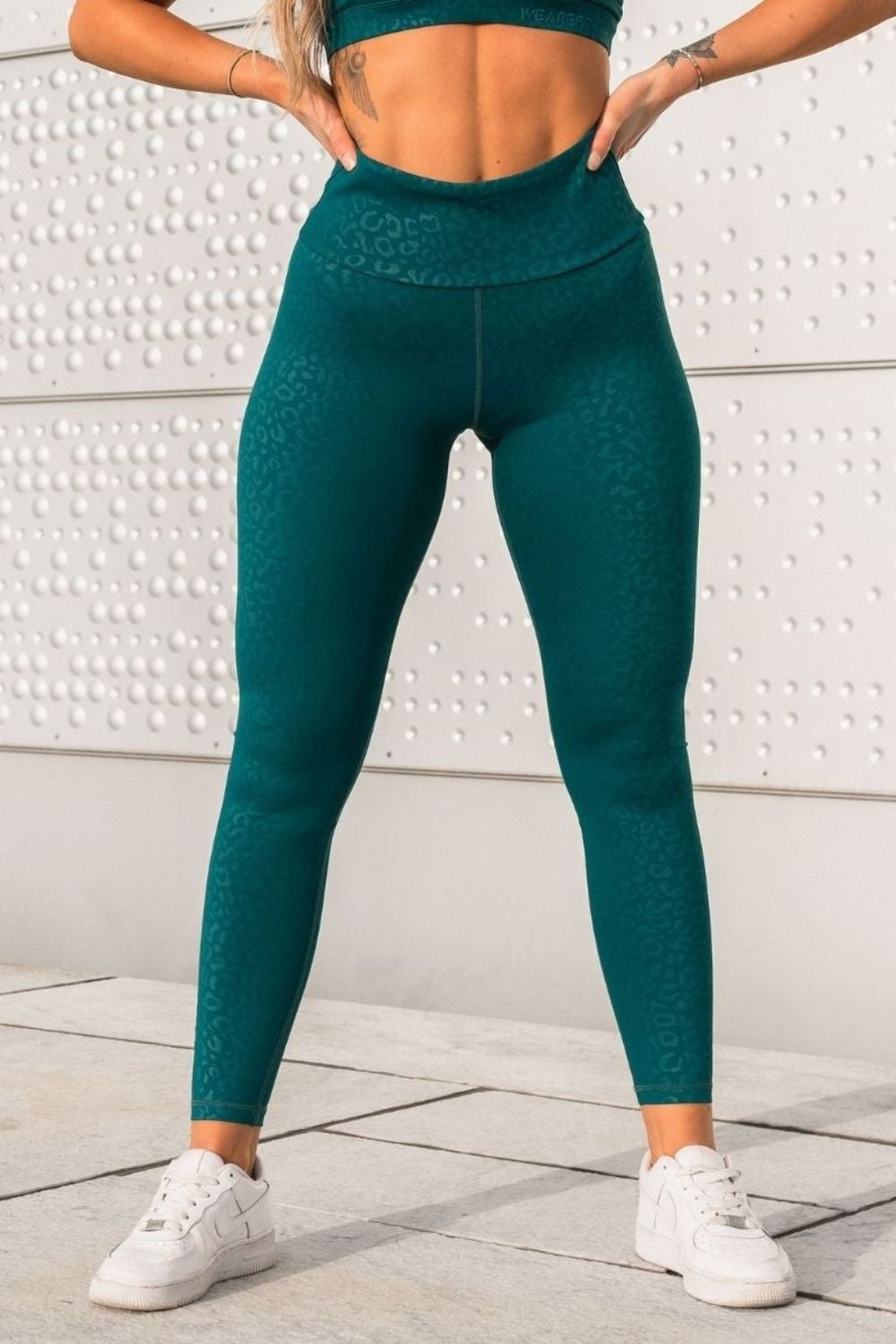 3D Dark Green Tights