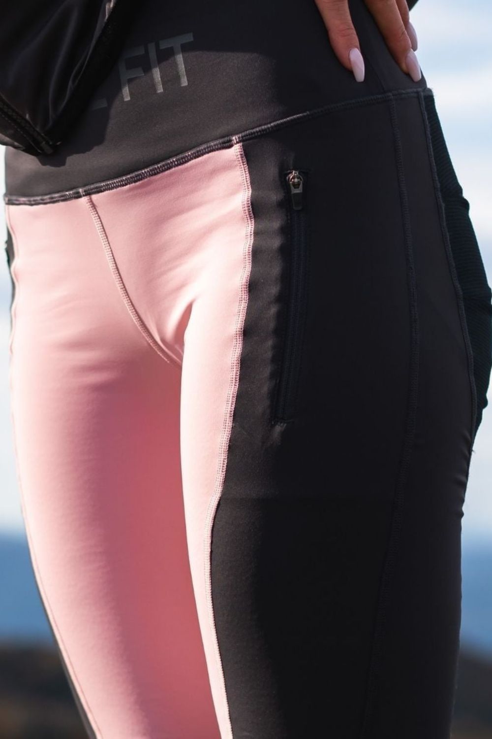 Pink Hiking Leggings