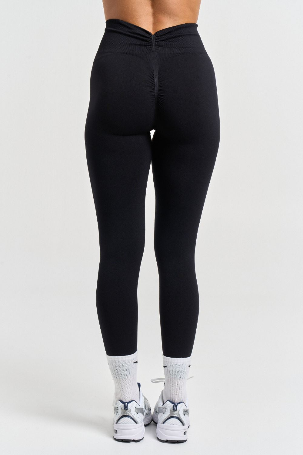 Black Scrunch Seamless Tights