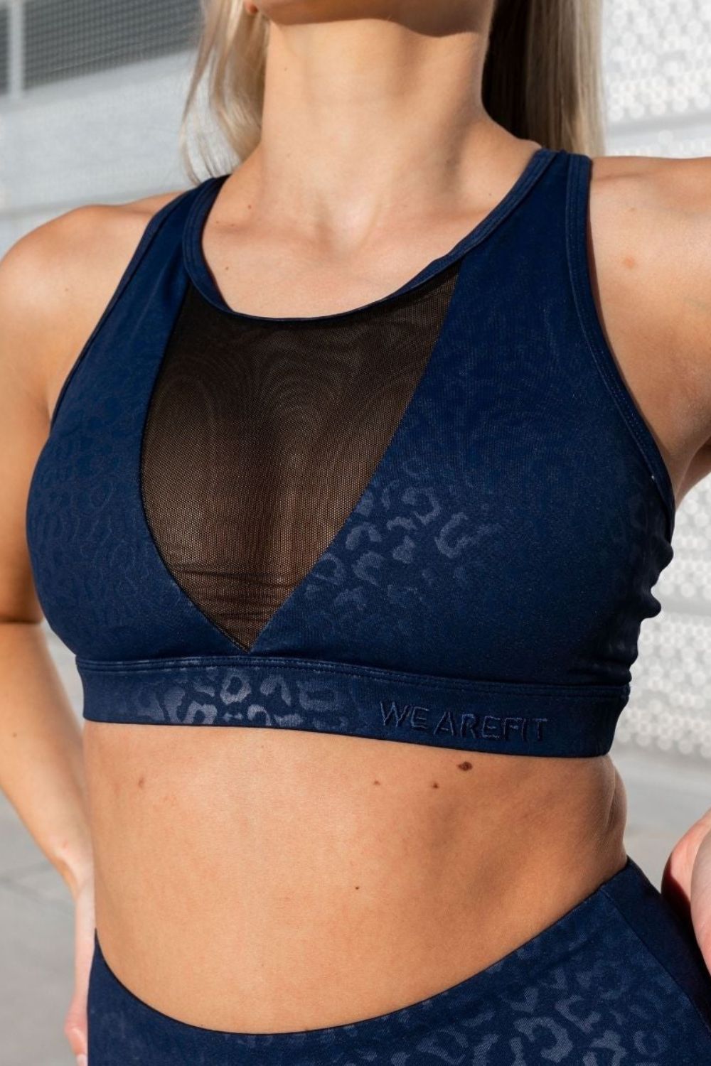 3D Navy Bra