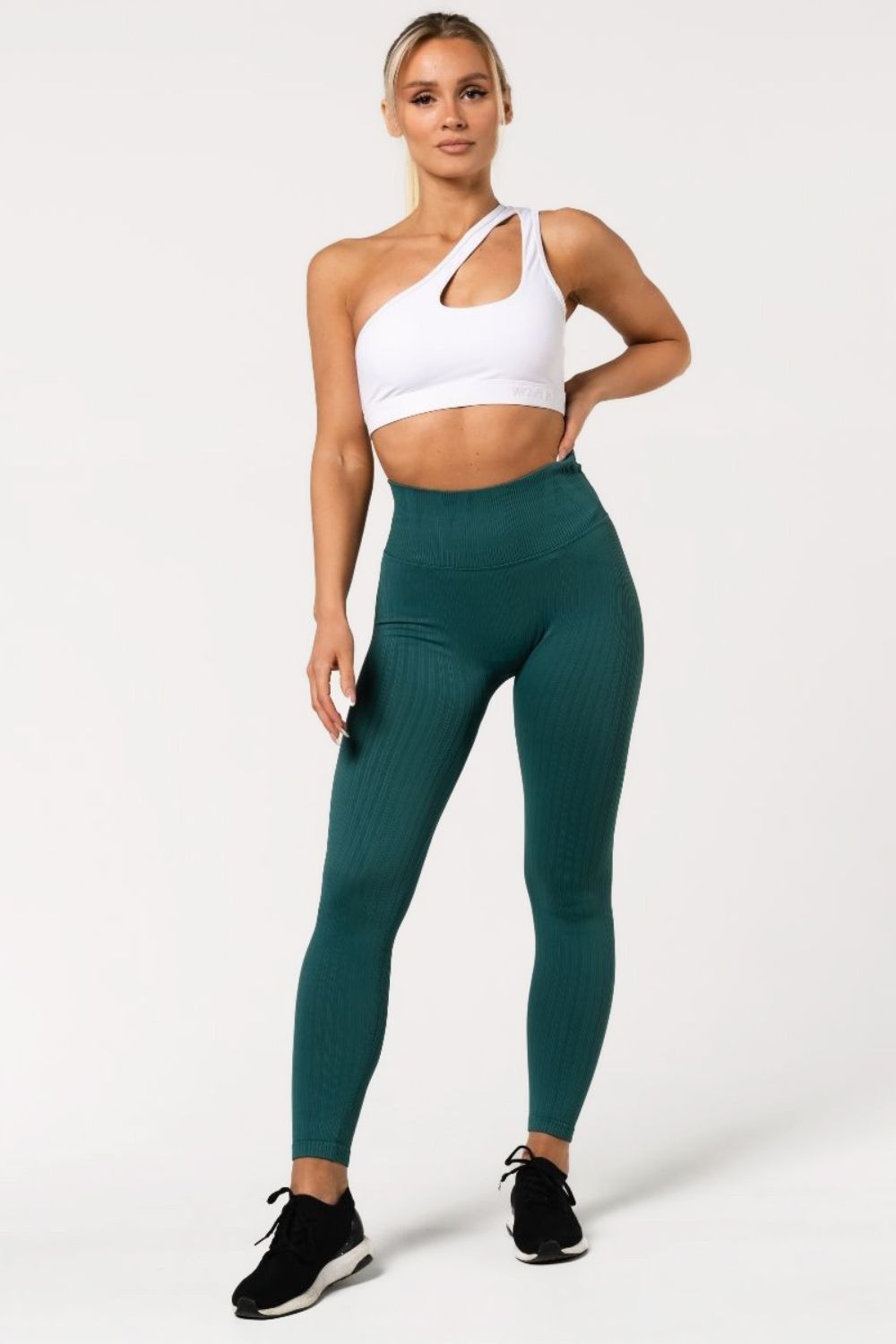 Sea Ribbed Seamless Tights