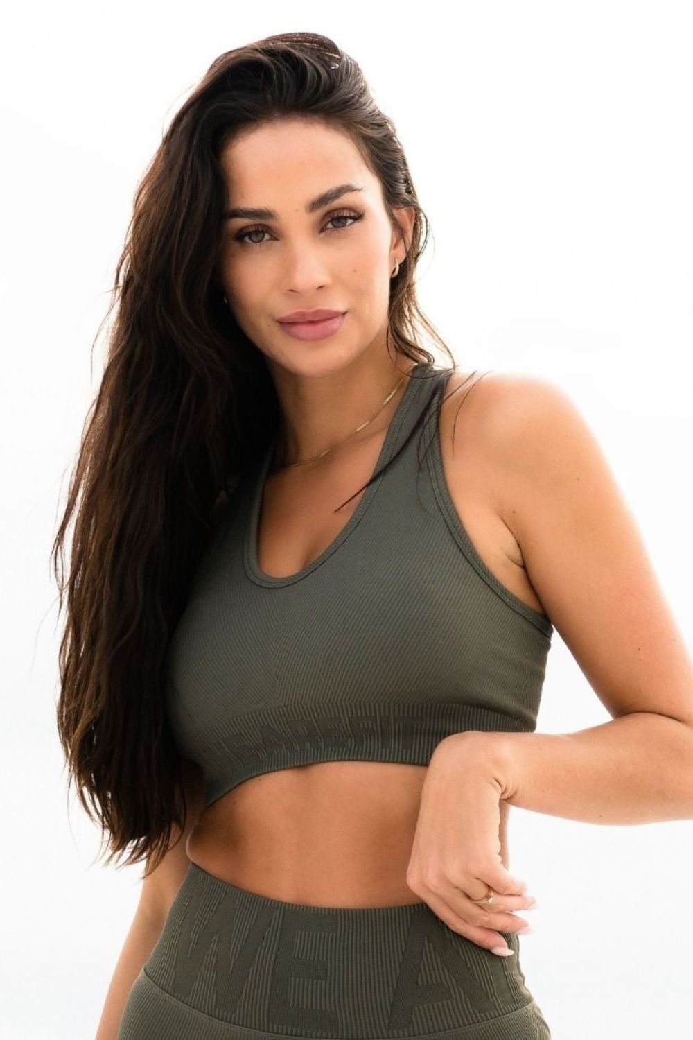 Kakhi Seamless Bra