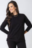 Black Ava Loose Sweater