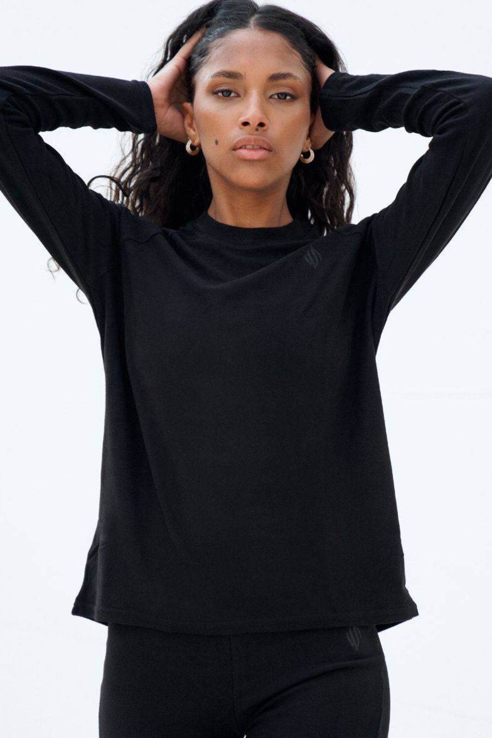 Black Ava Loose Sweater