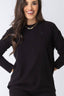 Black Ava Loose Sweater