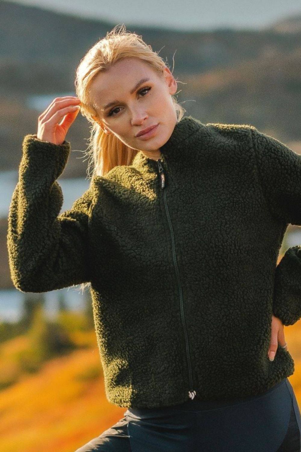 Green Teddy Jacket