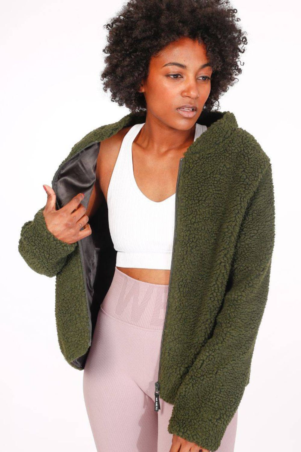 Green Teddy Jacket